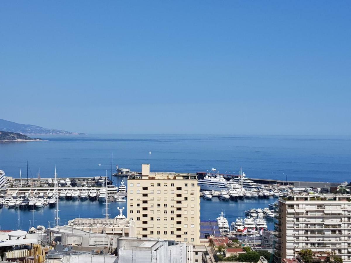Plein Coeur De Monaco, A 300 Metres A Pied Du Port De Monaco, 4 Pieces Dans Des Escaliers Vue Mer Exceptionnelle Exterior foto